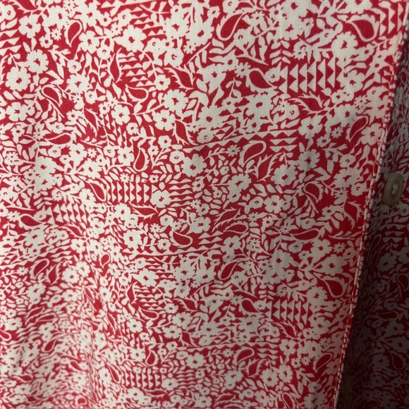 Goodfellow & Co Pink Floral Button Down Shirt - Picture 2 of 5